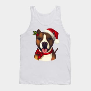 Cute Staffordshire Bull Terrier Drawing Tank Top